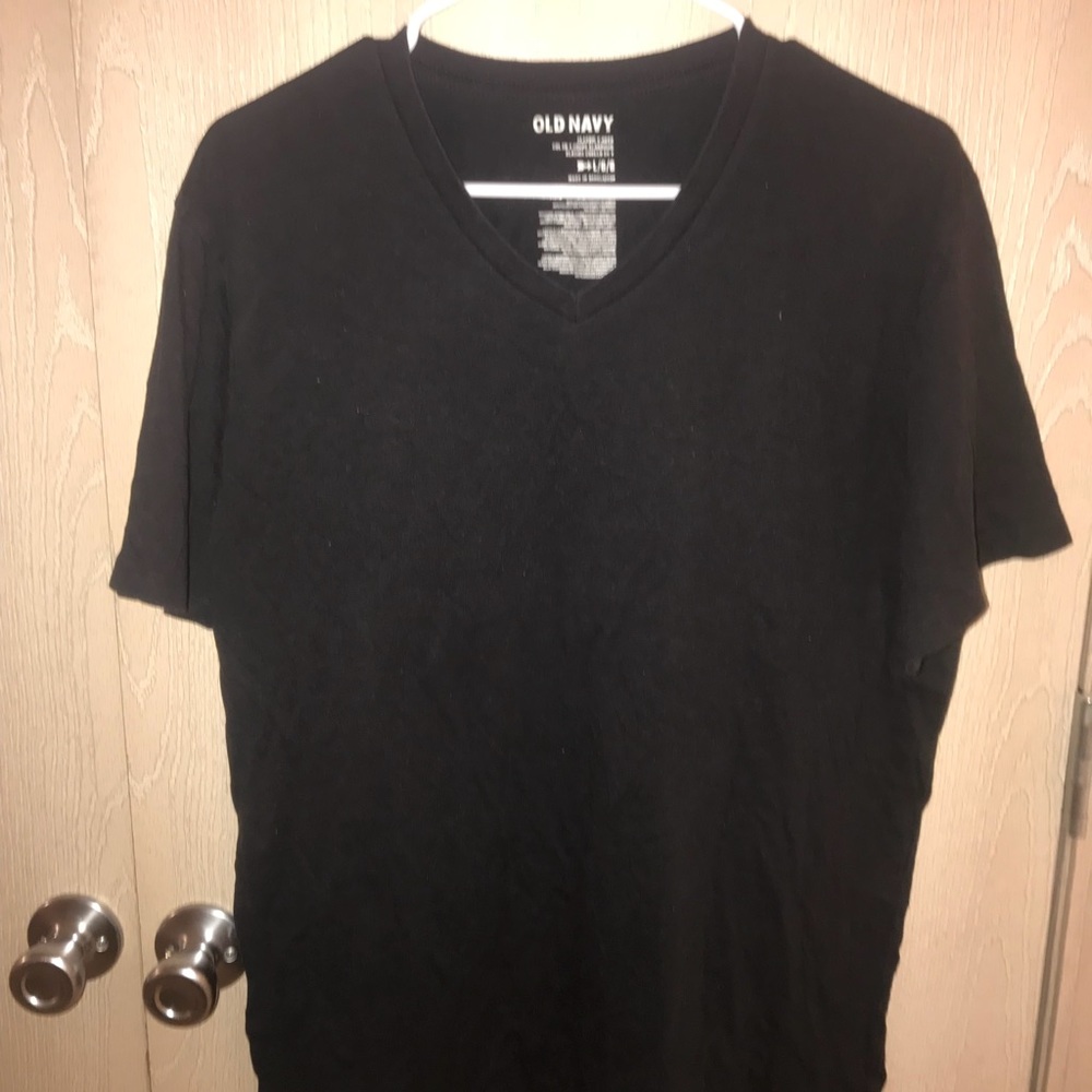 Black v-neck